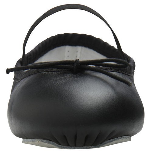 ABT Children/'s Black Leather Full Sole Ballet Slipper