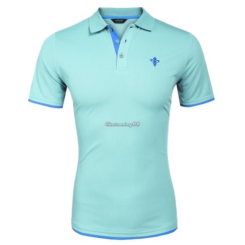 COOFANDY Hombres Moda Casual Slim Fit Color camisa Polo T camisa Tops C1MY