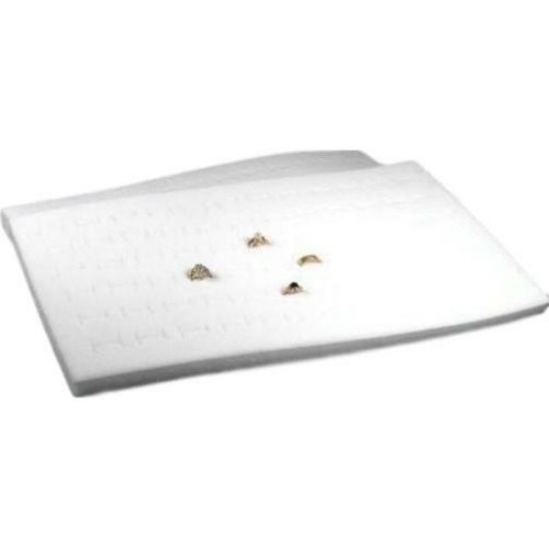 2 72 Slot White Velvet Ring Display Tray Inserts