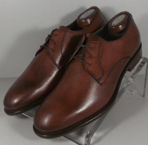 241443 ESi60 Men's Shoes Size 11.5 M Brown Leather Made in Italy Johnston Murphy 