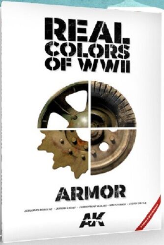 AK INTERACTIVE Real Colors of WWII Armor New 2nd Extended & Updated Vers  AKI299 