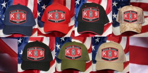 K-9 HAT PATCH CAP  MARINES MOS