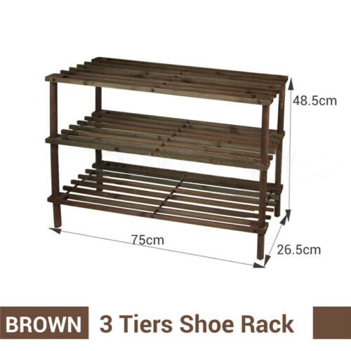 2-3-4 tier wooden shoe rack shoe cabinet storage keep shoes in managed way 