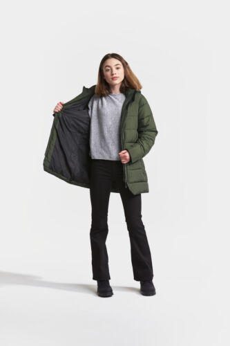 Didriksons Steppjacke Funktionsjacke Turin Girl/'s Youth Jacket  dunkelgrün