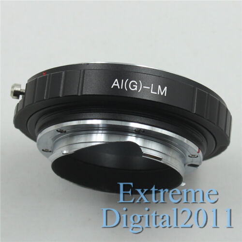 AIG a Lm Adaptador para Nikon AI//G//Lente Leica D M9 M6 TECHART LM-EA7 Cámara M