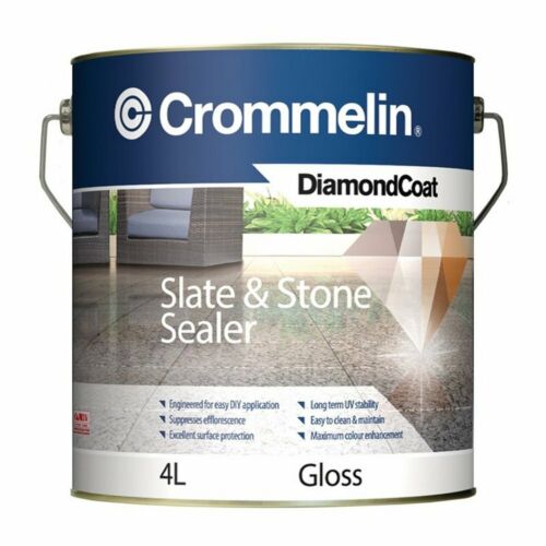 Crommelin 4L Gloss DiamondCoat Slate And Stone Sealer 