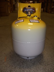 recovery refrigerant 50lb approved cylinder hp dot
