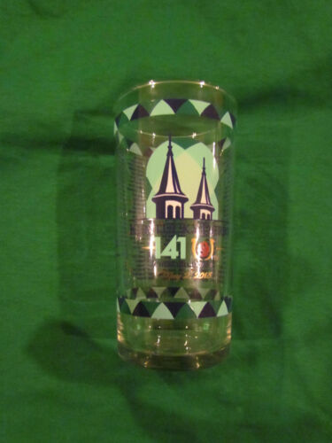 QTY- 6 KENTUCKY DERBY 141 GLASS NEW OUT OF BOX READY FOR XMAS