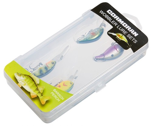 Cormoran Wobbler Set Barsch Forelle Kunstköderset Köderset 4 Wobbler