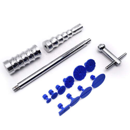 1x Car Body Paintless Dent Repair Tool Kit Puller Lifter T-Bar /& 10 Tabs Handy