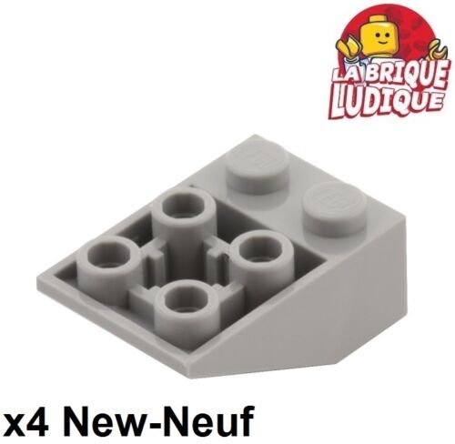 4x Slope Inverted Gradient Osmosis 33 3x2 Grey//Light Offer Gray 3747b New Lego