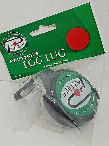 Pautzke Egg Lug Flip Top Trout Fishing Bait Holder Fits Standard Soft Bait Jars