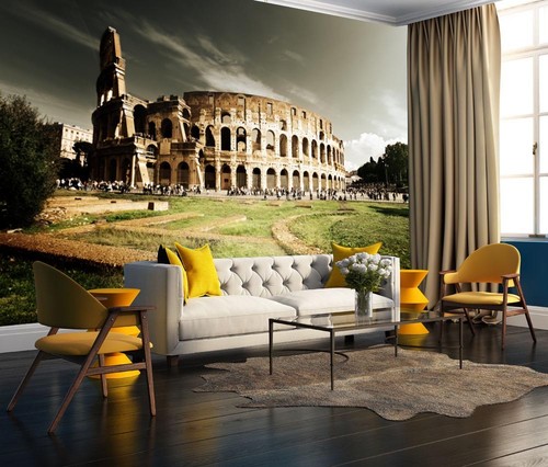 show original title Details about / 3d Colosseum 73 Wallpaper Mural Wallpaper Wallpaper Picture Family De