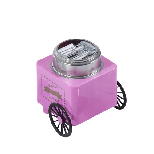 Homcom Electric cotton candy machine Candy Floss Maker ménage À faire soi-même Rose 450 W