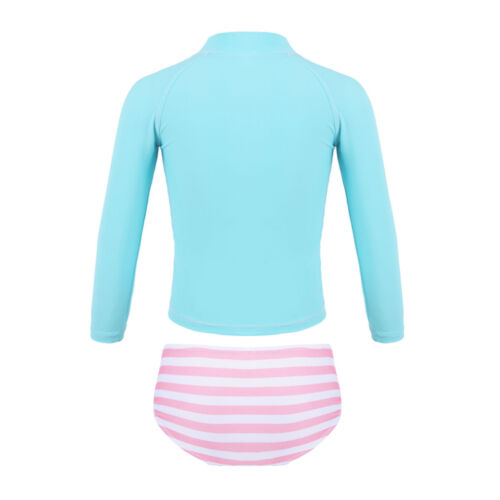 Baby Girls UPF 50 Rash Guard Swimwear Swimsuit Tankini Bathing Suit Beachwear