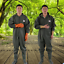 Mens PVC Full Body Chest Wader Work Overalls Clothes Pants Boots & Gloves Mm000 