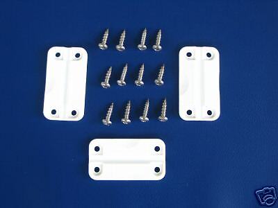 SET OF 3 NEW IGLOO PARTS COOLER HINGES WITH SCREWS
