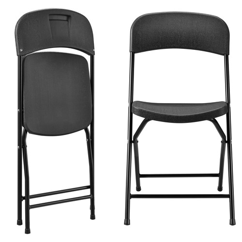 ® TAVOLO DA GIARDINO GRIGIO 183x76cm con 4 Sedie Set da tavolo tavolo pieghevole tavolo CASA. Pro