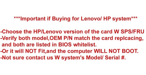 New HP 710662-001 Intel Dual Band Wireless-AC 3160 3160HMW Bluetooth PCIe Half