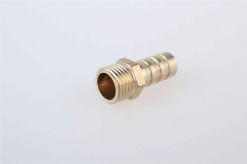 Brass Barb Hose Fitting BSP Adapter End Connector 1/8" 1/4" 3/8" 1/2" 3/4" 1" 