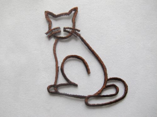 #4086 Cat Kitty Kitten Embroidery Iron On Applique Patch 