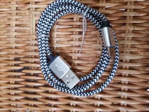 Chargeur Câble USB-C Type C 3.1Tressé Aluminium Pour Xperia XZ Premium