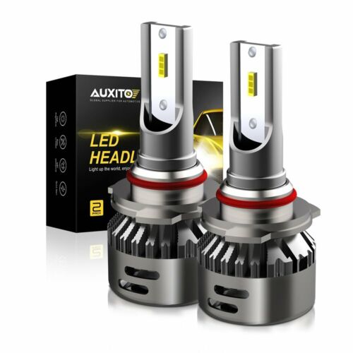 2X AUXITO 9005 HB3 Car LED Headlight Kit High Beam 6000K Bright White Bulbs Lamp