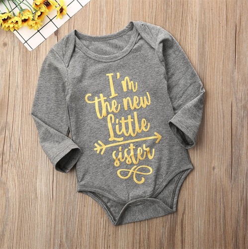 US Newborn Boy Baby Girl Long Sleeve Romper Jumpsuit Bodysuit Clothes Playsuit