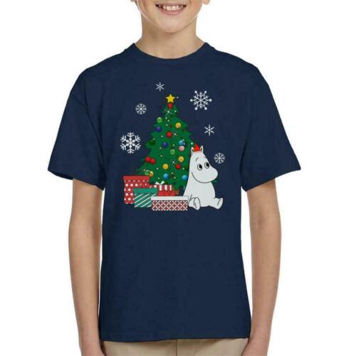 Moomin autour de l/'arbre de Noël KID/'S T-Shirt