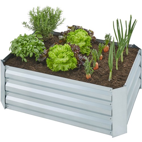 RETTANGOLARE SOLLEVATO Letto VERDURA PIANTE di ORTAGGI GIARDINO VERANDA BALCONE VASI