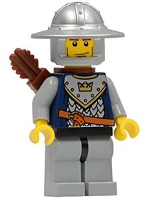 Lego Fantasy Era 7029 Vertical Cheek Lines & Quiver Castle Minifigure