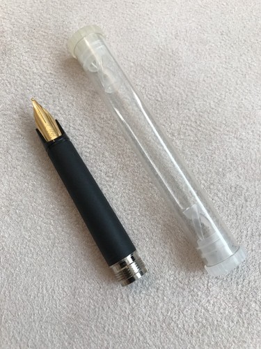 VINTAGE PAPER MATE MEDIUM GOLD PLATED COMPLETE FOUNTAIN PEN NIB SECTION-NOS.