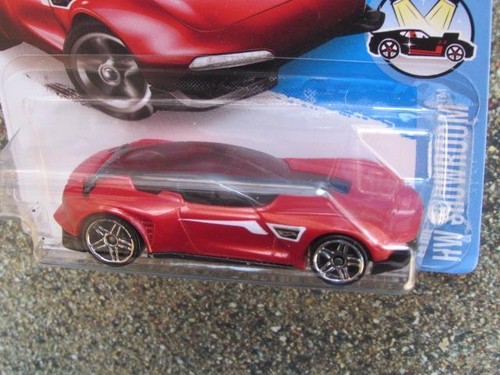 Hot Wheels 2016 #117//250 Gazella GT rouge HW SHOWROOM case E Nouveau casting 2016