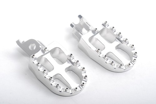 Billet CNC Race Foot Pegs Footrest fits HONDA CR125 250 CRF250X 450X KFX250 450