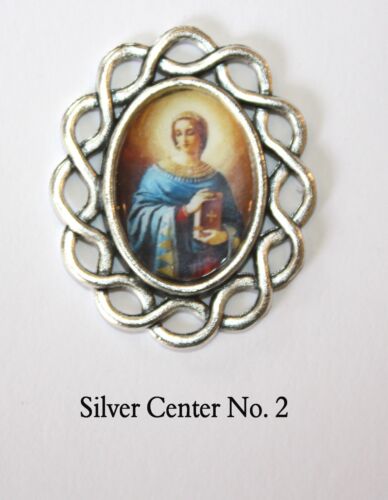 One St Anastasia  Rosary Center//Part//Rosary Making//Your Choice of Image /& Metal