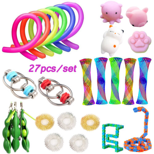 Details about  / 27//30//35X Push Pop Finger Fidget Toy Push Bubble Stress Relief Kids Tiktok Game