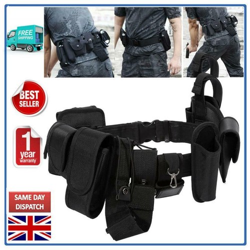 9 Sachets de police garde Tactique Boucles de ceinture utilitaire système de sécurité Kit