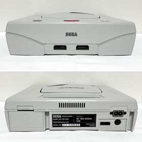 Sega SS-WHITESET Saturn Console White Complete Mint Condition JAPAN