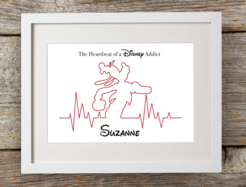 Details about  / Personalised Bespoke Disney Goofy Print Love Holiday Gift Day Addict