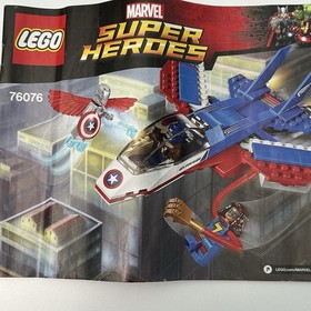 Lego Marvel Super Heroes 76076 Captain America Jet Pursuit With Comic Book 2017