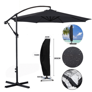 Parasol Outdoor Hanging Banana Patio Garden Umbrella Cover Cantilever Sun Shade