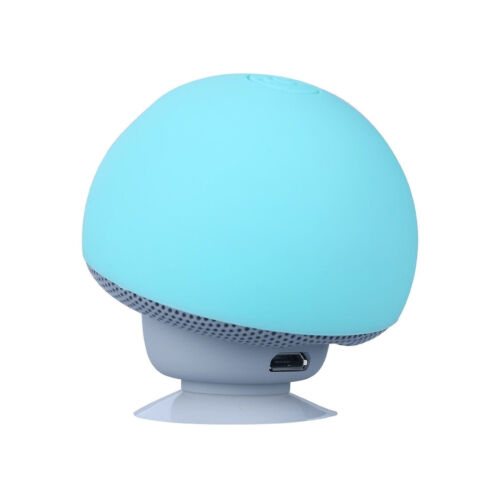 Waterproof Small Mushroom Sucker Cup Bluetooth Handsfree Microphone Speaker