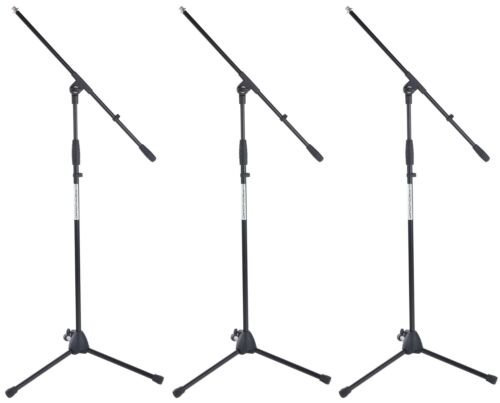 Klasse 3er Set MS-116 Mikrofonständer mit Galgen für professionelle Auftritte 