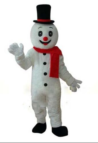 Details about   2020 Snowman Mascot Costume Cosplay Party Dress Outfit Halloween Xmas Adult #2 