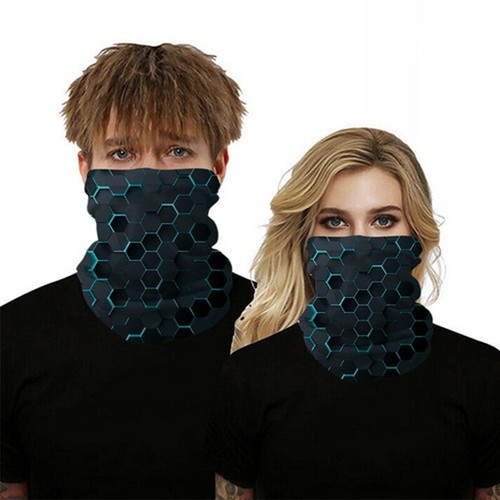 Face Cover UV Protection Tube Cooling Bandana Neck Breathable Mask Men//Women