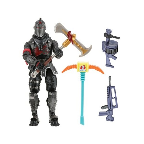 Fortnite 1x1 BUILDER CAVALIERE NERO SERIE 2 Figura costruire armi modalità di materiali