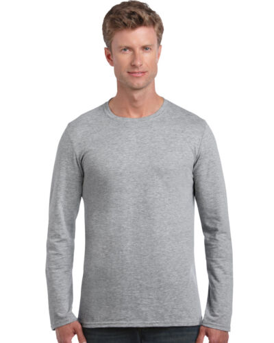 Gildan homme soft style t-shirt à manches longues-gents shirts 64400 
