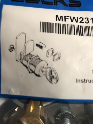 STOCK LOCKS By Fort Lock MFW23138-224 Keyed Alike Cam Locks 1 3//8” Stainless