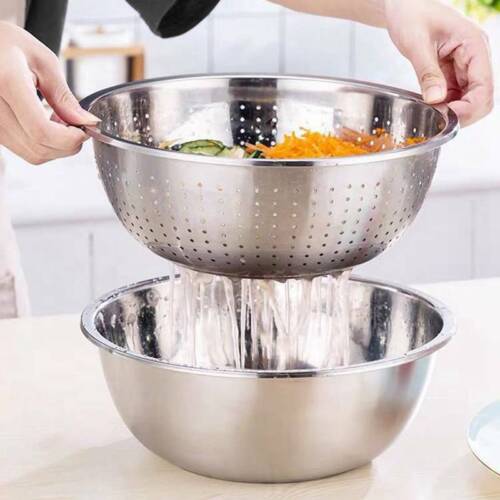 Home Kitchen Portable Multifunctional Stainless Steel Grater Basin