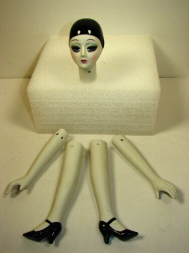 Vintage Flapper Porcelain Doll Kit by TDI ~ 18/" ~ NOS